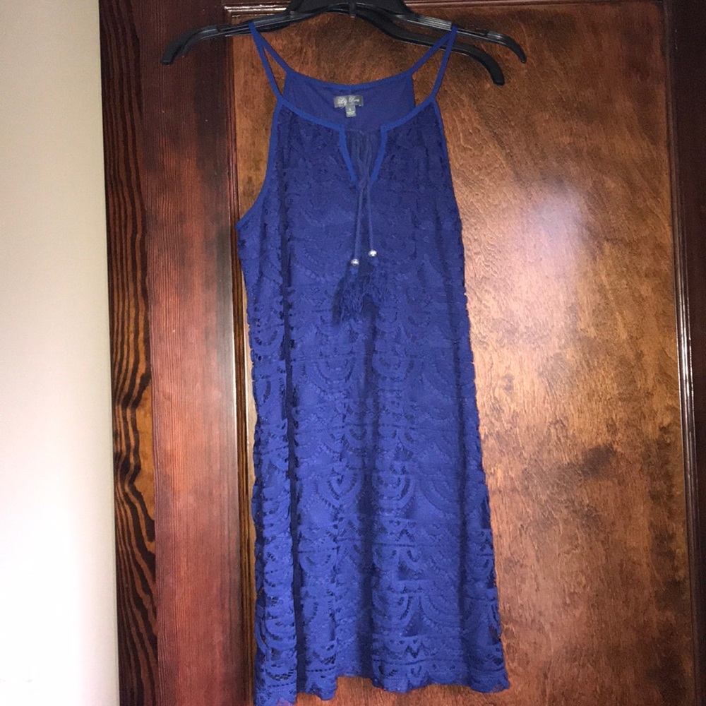 Lace mini dress